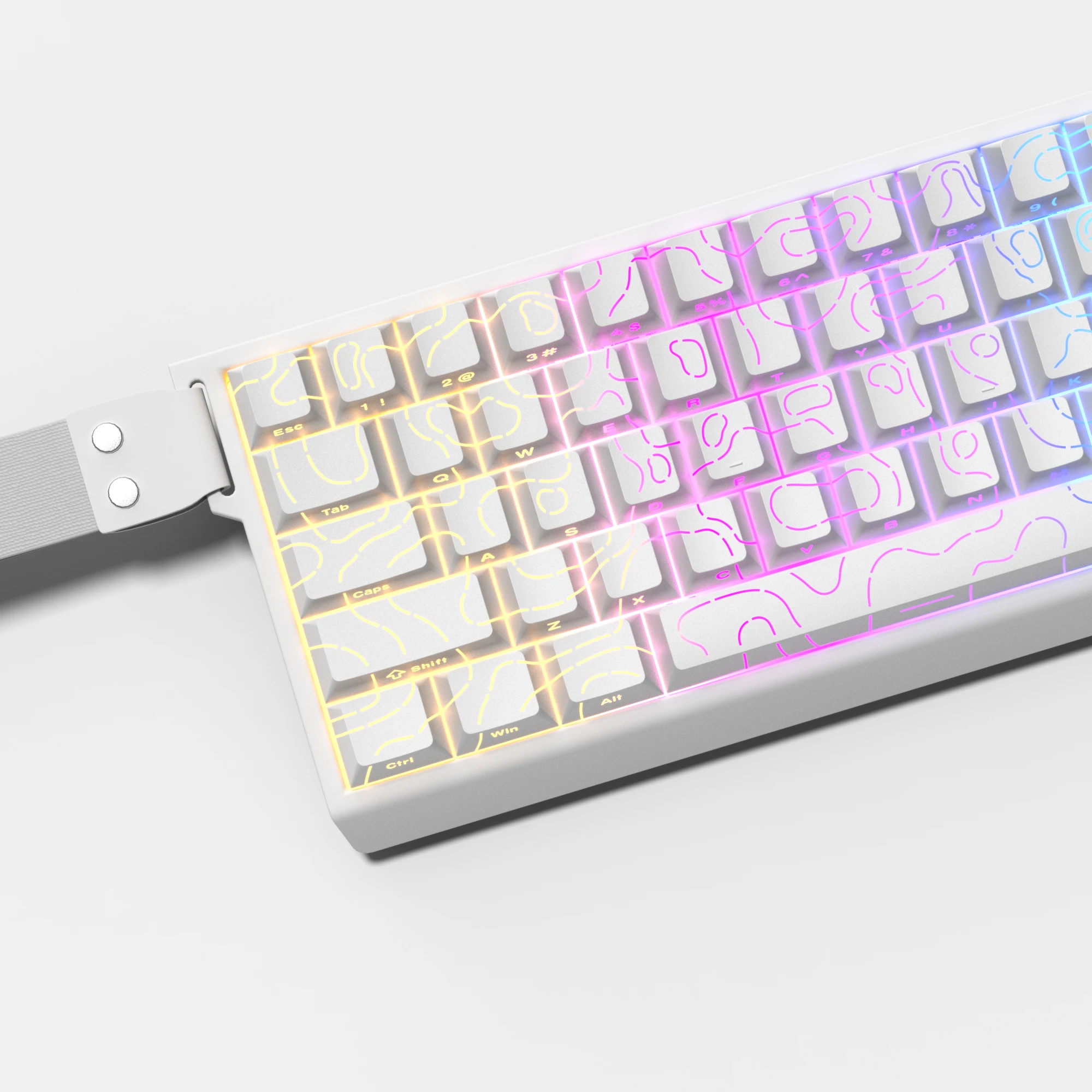 Gaming Keyboard 2026 - 2026 Super nouveau blanc topographique 4.0