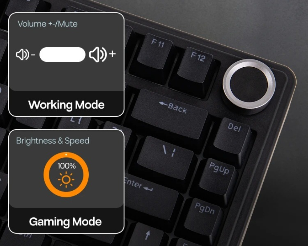 Clavier de jeu filaire AULA F7 - Gaming Keyboard Hot Swappable avis et prix