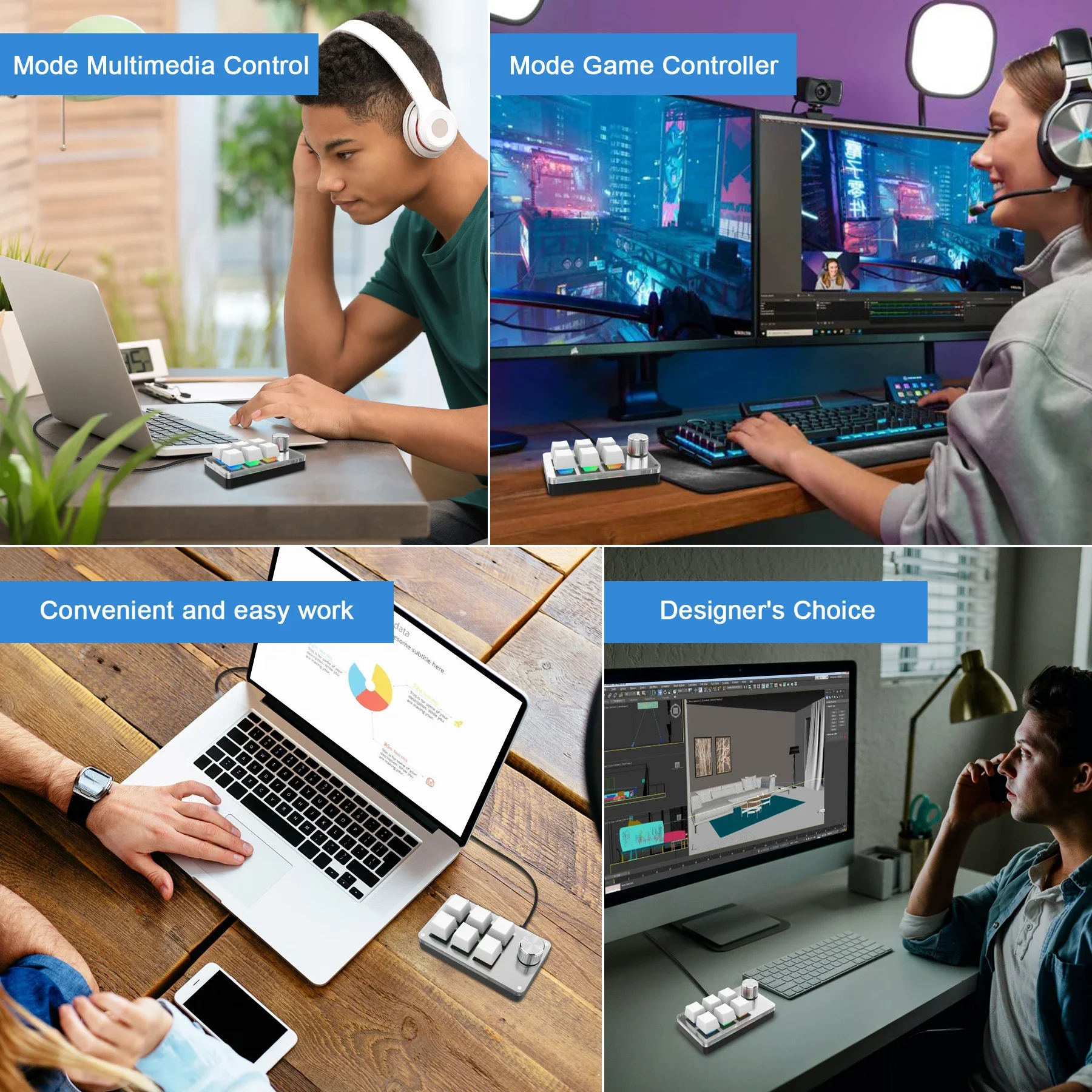 Mini clavier filaire personnal - Gaming Keyboard Hot Swappable avis et prix