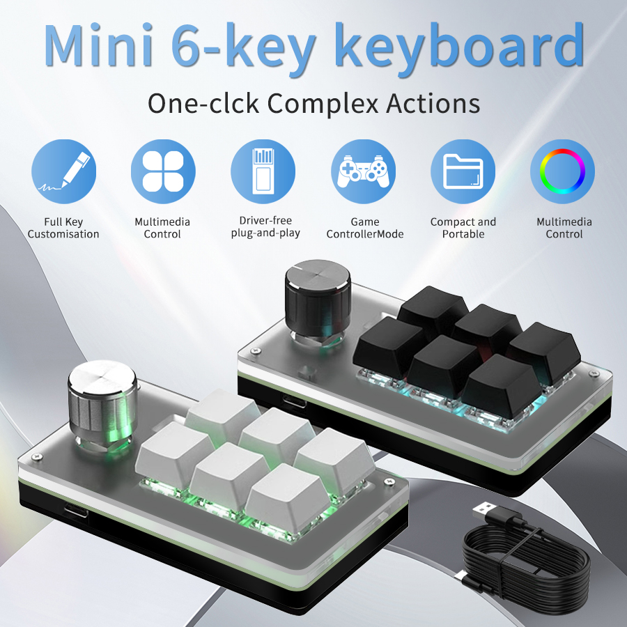 Mini clavier filaire personnal - Gaming Keyboard Hot Swappable avis et prix